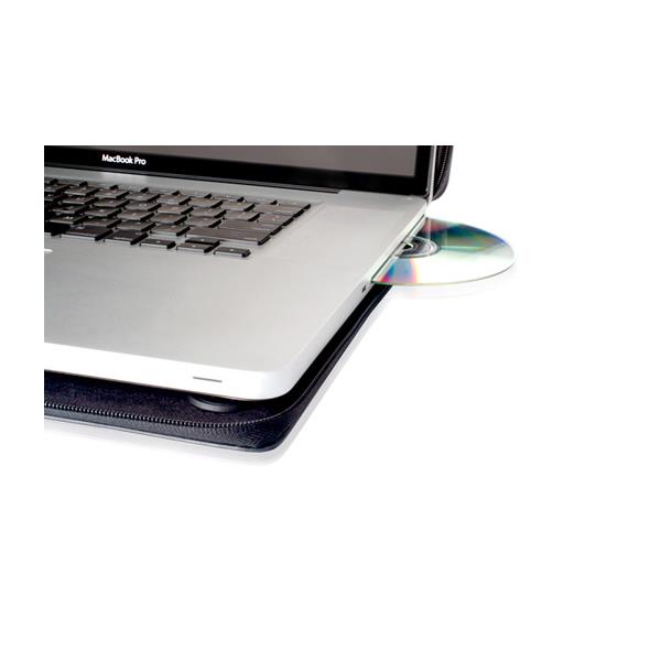 120879 Moshi 99MO010005 Moshi Codex for MacBook Pro 17" sort metallic dataveske